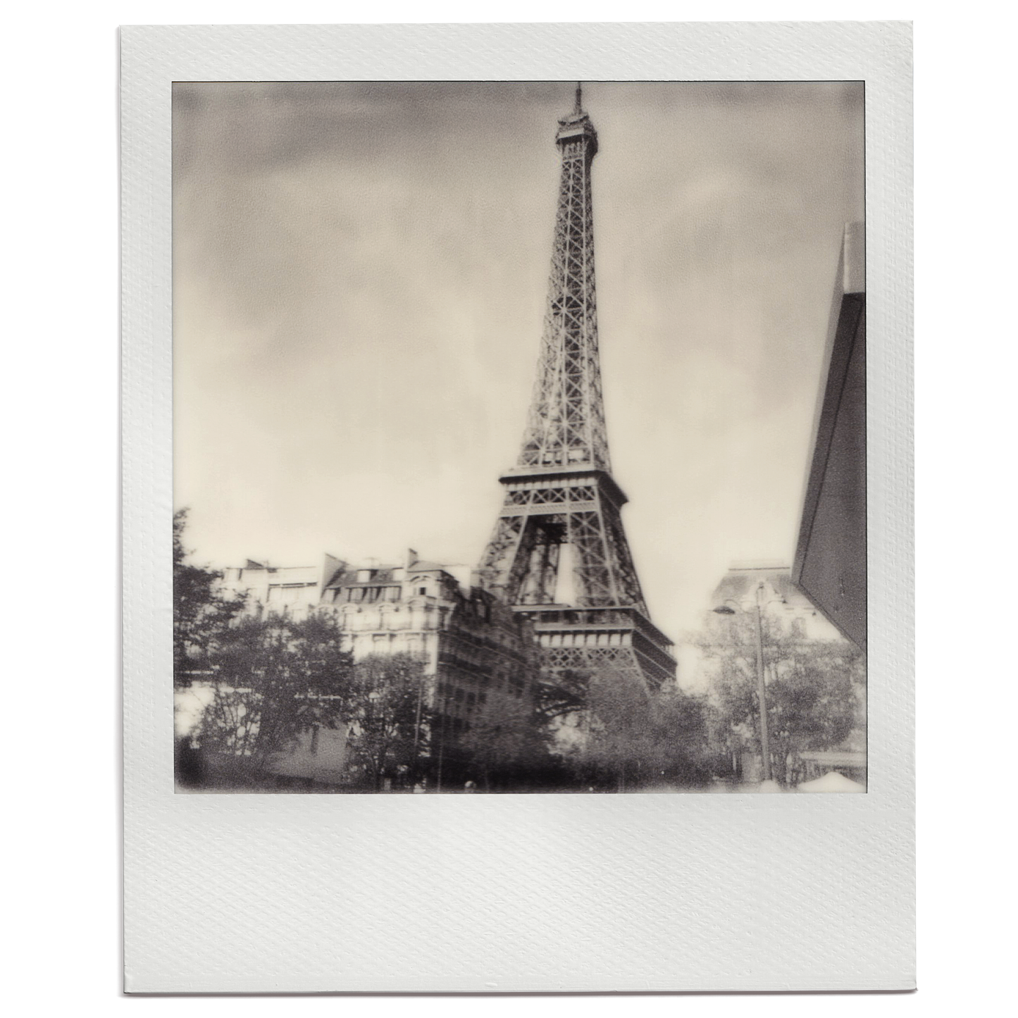 Custom Square Photo Print - Polaroid Black and White Film
