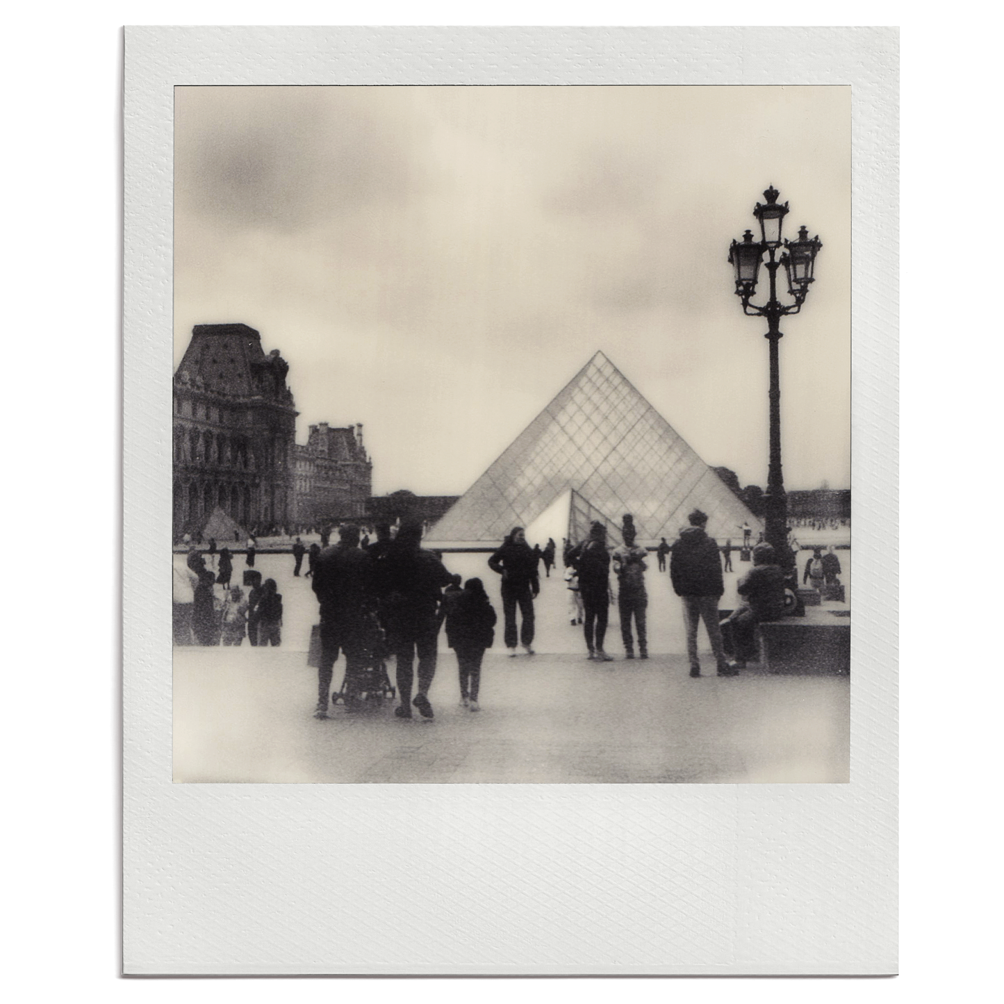 Custom Square Photo Print - Polaroid Black and White Film
