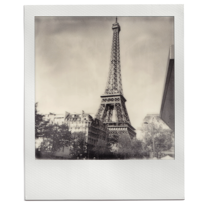 Custom Square Photo Print - Polaroid Black and White Film